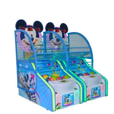 China Metal Arcade Basketball Coin Operated Street Mini Basketball Game Machine For Kids for sale