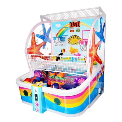 China Double Seat Indoor Parent-child Amusement Various Playgrounds Deluxe Basketball Arcade Game Machine Kids Basketball Game Machine for sale