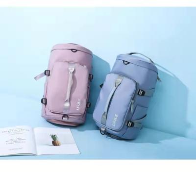 China New Type Sport Fitness Bag Polyester Bargain Price Women Duffel Bag Sport Wet Bag With Pocket And Shoe Pocket for sale