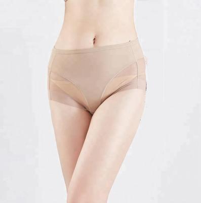 China Women Antibacterial Sexy Transparent Waist Mesh Underwear Girl Thin Panties for sale