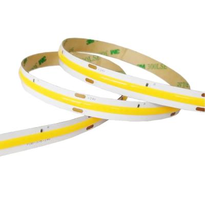 China New Indoor and Outdoor Flexible COB LED Strip Lights 528LEDs/M 5M DC24V 3000K 8Watt/m RA90 No Spot Dotless Linear Light for sale