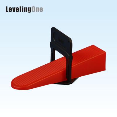 China Null 100 Clips+100 Wedges CE Certification Quick T Lock Tile Leveler Spacer Lippage Tile Leveling System for sale