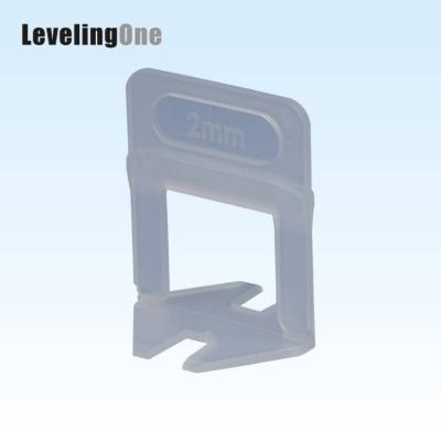 China Modern 2.0mm Tile Leveling System CE Approval T Lock Tile Leveler Good Quality Fast Lippage Spacer Tile Leveling System for sale