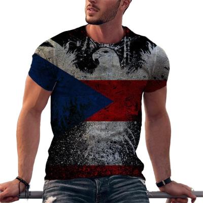 China Other Men's Fashion 3D Printed T-shirt Printed T-shirt Round Neck T-shirt for sale