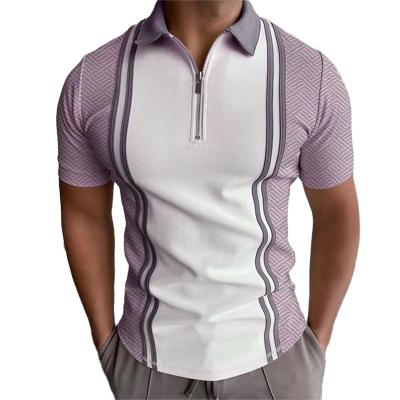 China Other Men's Personalized Polo Fashion Printed Short Sleeved Polo Men's Customized Polo Shirt for sale