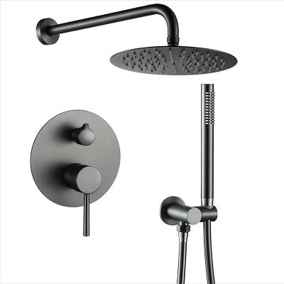 China With Slide Bar Wall Mounted Shower Faucet In The Bathroom Wall Shower Faucet for sale