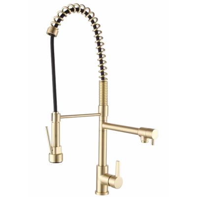 China Modern Spring Kitchen Pull Out Faucet Faucet For Kitchen Sink for sale