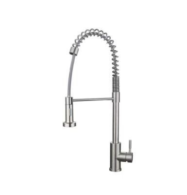 China Electric Faucets 304 Stainless Steel Kitchen Faucet Pull Out 304 Stainless Steel Kitchen Faucet for sale