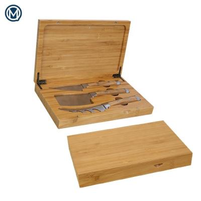 China High Quality Handmade Customize Wholesale Solid Wood Bamboo Knife Box Packaging for sale