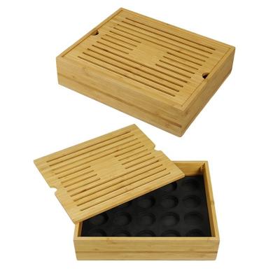 China Simple Design Handmade Premium High Quality Gift Factory Bamboo Tea Packaging Boxes For Tea Box Tea Bag for sale