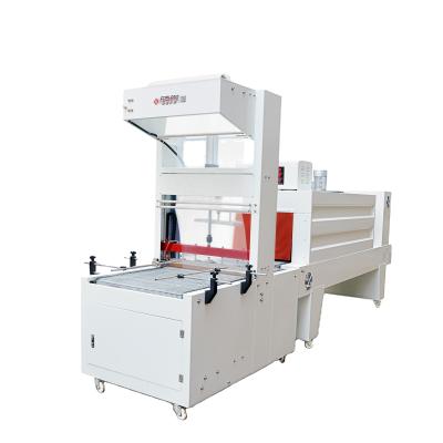 China CLOTHING Headband Feeding Automatic Sleeve Sealing And Shrink Machine FL-6030L+BSE6040A Te koop