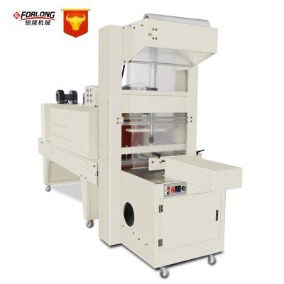 China FL-5038+BSE-6040 Semi-auto Beverage Sleeve Packing And Shrinking Machine for sale