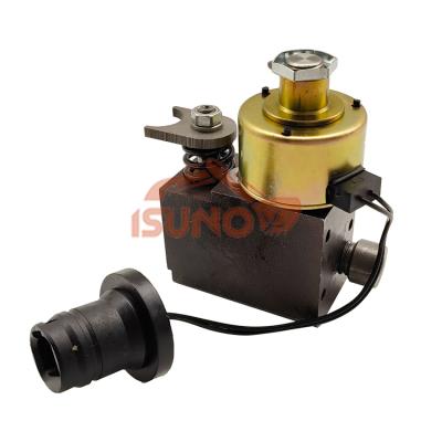 China Excavator Spare Parts Construction Machinery Parts ISUNO Excavator Parts C7 C9 Pump Regulator Diesel Solenoid Valve for sale