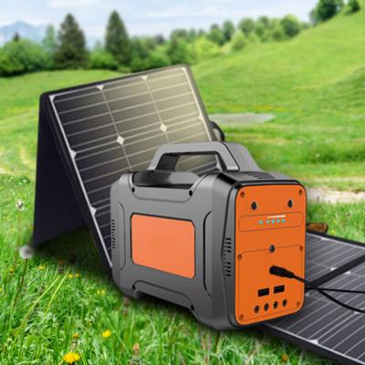 China Portable Solar Power Station Outdoor Emergency Flashlight High Power 100W 300W 500W 800W Standby Generator for sale