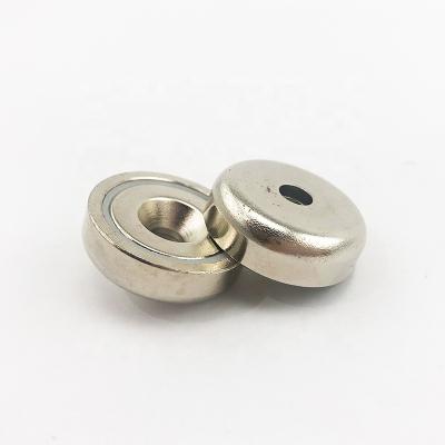 China Industrial Magnet Custom Powerful Ring N52 Pot Rare Earth Neodymium Magnets for sale