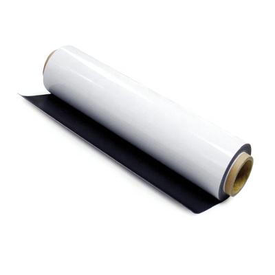 China Industrial Magnet 600~1250mm Width Flexible Magnetic Roll Sheets Customized Vinyl Strong Isotropic Programmable Magnetic Roll For Whiteboard for sale