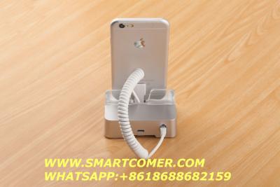 China COMER security alarm cable locking Devices Anti-theft Display Holder for mobile phone shops for sale