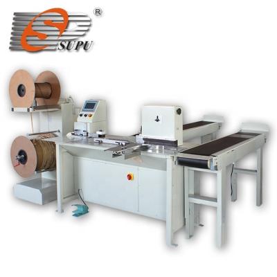 China Automatic double wire binding machine for notebook and calendar SPB-360 SPB-360 for sale