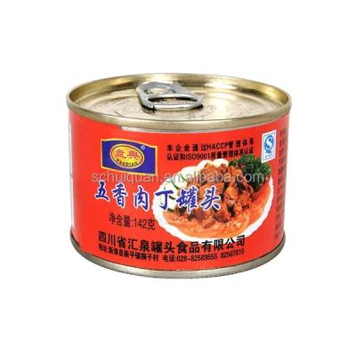 China Wholesale Canned Products Porcelain Optional Canned Foods Canned Pork Cubes for sale