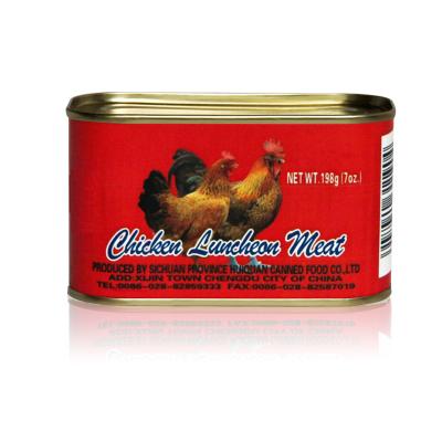 China Canned Direct Manufacturer Canned Chicken Luncheon Meat for sale