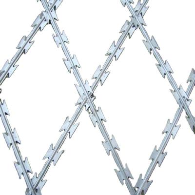 China Iron Wire Snake Razor Barbed Wire Mesh Welded Razor Barbed Wire Mesh for sale