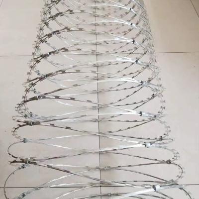 China Iron Wire Razor Barbed Wire Roll Cage Barbed Wire Barbed Cage Rustproof Anti-theft Cag for sale