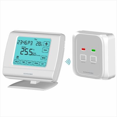 China Large Modern Smart LCD Boiler Floor Heating Weekly Thermostat for sale