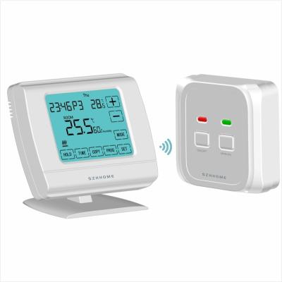 China Large modern touch screen thermostat for heating and cooling for sale