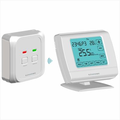 China Large modern touch screen thermostat for heating and cooling for sale