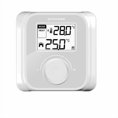 China Temperature Controller Simple Non-Programmable Dial LCD Display Room Thermostat for sale