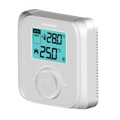 China Modern Digital Dial Knob Heating and Cooling Thermostat for sale