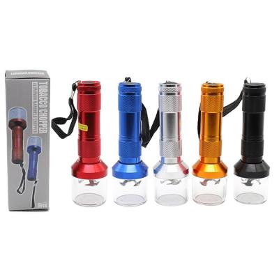 China Portable Electric Torch Zinc Alloy Electric Torch Herb Tobacco Grinder For Smoking Herb Vapor Wholesale Grinders for sale