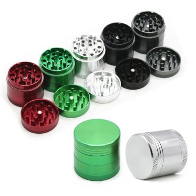 China OEM Aluminum Metal 4 Layer 4 Layer 40mm 50mm 55mm 63mm Herb Tobacco Grinder For Smoking Herb Vapor Wholesale Grinders for sale