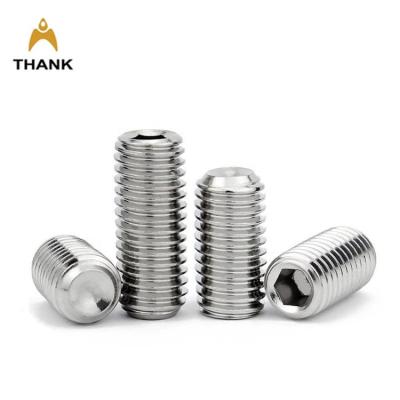 China Hot Sale DIN916 SS304 Stainless Steel Set Screw M3 M4 M5 M6 M8 M12 Stainless Steel Worm Set Screw for sale