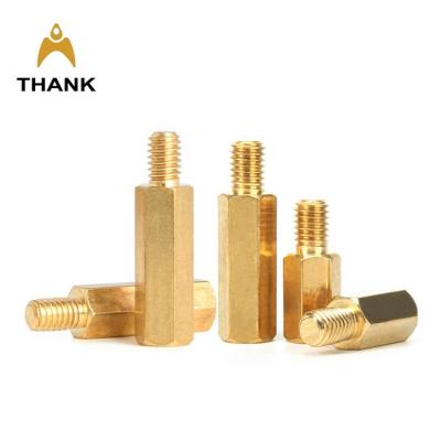 China Stainless Steel and Brass 1/4 Inch 6-32 8-32 Male Female Threaded Standoffs 8/32 Thread Standoff for sale