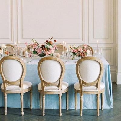 China Hotel Mobile Wholesale Furniture Seat French Style Around Back Paint Design For Dining Cafe Chair Banquet Chair for sale