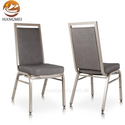 China (Other) Wholesale Hotel Furniture Metal Hotel Restaurant Adjustable Stacking Chair Dining Wedding Wave Back Chair Five Year Warranty for sale