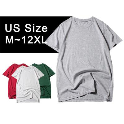 China Wholesale Plain QUICK DRY Loose White Cotton Brand Solid Black Men Plus Size Shirt Tees Oversized T-Shirts For Men for sale