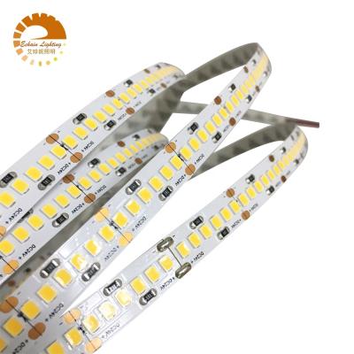 China High quality DC12/24V 19.2W SMD2835 desktop led flexible strip light, 240leds, Ra90, SDCM3 or SDCM5 led for sale