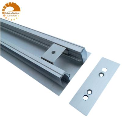 China Decorations DIY Double Side LED Light Aluminum Profile For Hotel Corridor Linear Light Housing for sale