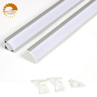 China Hotel DIY Corner Light Bar, Aluminum Channel, Corner Lighting For Led Flexible Strip PCB 6-12mm Width for sale