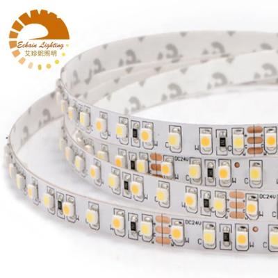 China Desktop smd2835 dual color led flexible strip DC12V LE TDC LED strip 120leds 24W 10mm PCB IP20 IP54 IP68 IP65 for sale