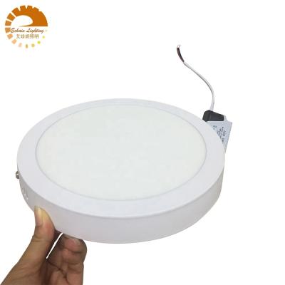 China AC85-265V or DC24V Desktop Round Led Outdoor Panel Light 6W 12W 18W 24W for sale