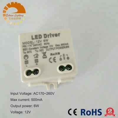 China Metal Power Supply AC170-260V DC12V 500mA 6W LED Led Driver for sale