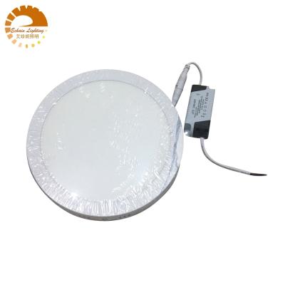 China AC85-265V or DC24V Desktop Round Led Outdoor Panel Light 6W 12W 18W 24W for sale