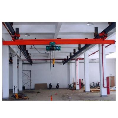 China Bridge Crane 0.5 ton Lx Single Girder Suspension Overhead Crane with Electric Chain Hoist for sale