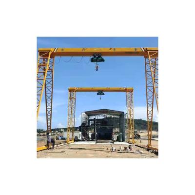 China Crane New Arrival Outdoor Application Double Beam Overhang Gantry Crane Gantry Crane for sale