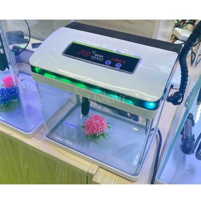 China Cheap price of aquarium bass home aquarium table bowl aquarium display temperature for sale