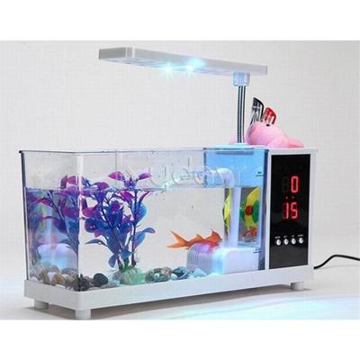 China Fish Cultivation Plant Grass Living Room Small Aquarium Best-selling Portable Medium Acrylic Ecological Aquarium for sale