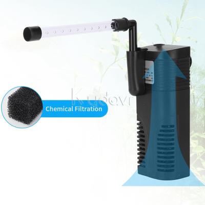 China Small Plastic Aquarium Accessories Circulating Oxygen Aquarium 3 in 1 Air Filter with Rain Shower Hose for sale